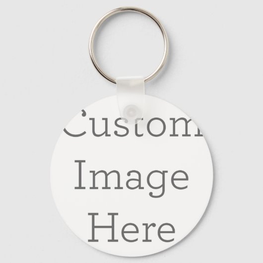 Kreisförmiger Schlüsselanhänger aus Metall, 5,08cm (Vorderseite)