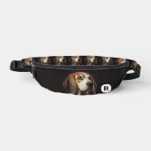 Benutzerdefinierter Initial-Beagle Dog Bauchtasche (Vorderseite)
