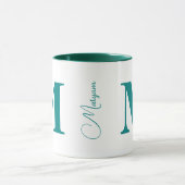 Benutzerdefinierter initialer Buchstabe Name | Mod Tasse (Zentrum)