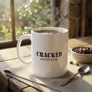 Benutzerdefinierter Inspirierender Gebrochener Tex Kaffeetasse