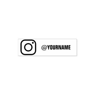 Benutzerdefinierter Instagram-Name, Folge mir auf  Permastempel