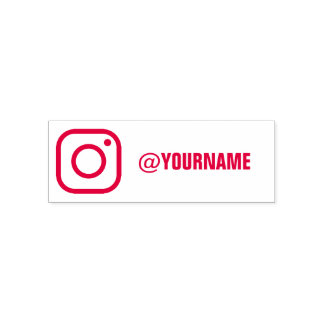 Benutzerdefinierter Instagram Name, folgen Sie mir Permastempel