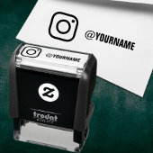 Benutzerdefinierter Instagram Name, folgen Sie mir Permastempel