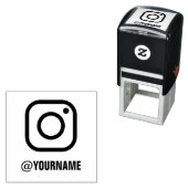 Benutzerdefinierter Instagram Name, folgen Sie mir Permastempel (Beispiel)