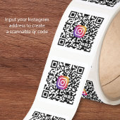 Benutzerdefinierter Instagram-QR-Code Quadratischer Aufkleber