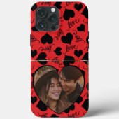 Benutzerdefinierter iPhone-Fall | Herzgestalterisc Case-Mate iPhone Hülle (Rückseite)