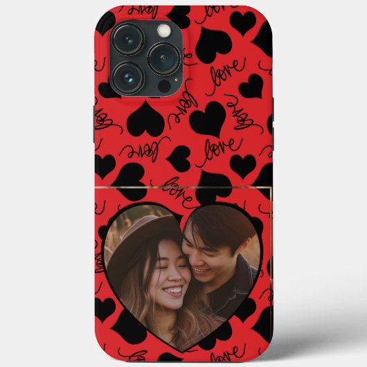 Benutzerdefinierter iPhone-Fall | Herzgestalterisc Case-Mate iPhone Hülle (Rückseite)