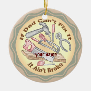 Benutzerdefinierter IT-Vater reparieren Keramik Ornament