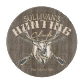 Benutzerdefinierter Jäger NAME Deh Trophy Rifle Ja Schneidebrett (Vorderseite)