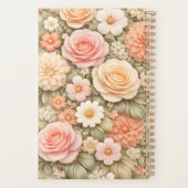 Benutzerdefinierter Jahresblumenplaner Planer (Rückseite)