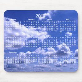 Benutzerdefinierter Jahreskalender 2017 Mauszeiger Mousepad