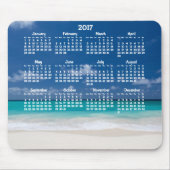 Benutzerdefinierter Jahreskalender 2017 Mouse Pad Mousepad (Vorne)