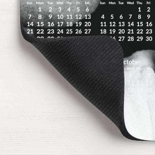 Benutzerdefinierter Jahreskalender 2017 Mousepads (Ecke)