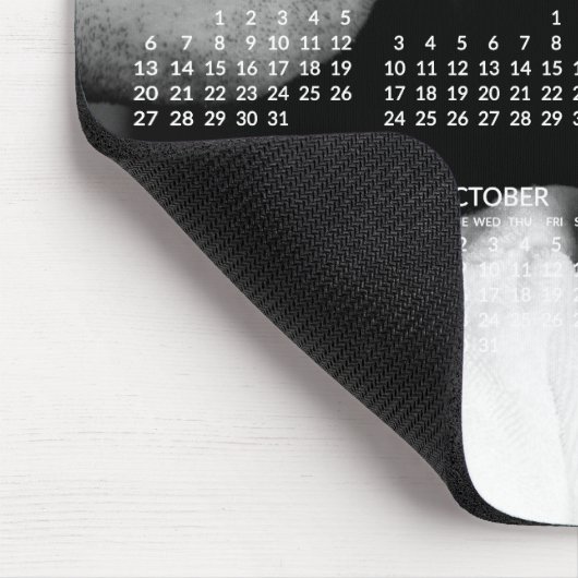 Benutzerdefinierter Jahreskalender 2018 Mousepads (Ecke)