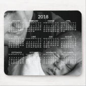 Benutzerdefinierter Jahreskalender 2018 Mousepads (Vorne)