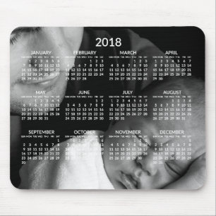 Benutzerdefinierter Jahreskalender 2018 Mousepads