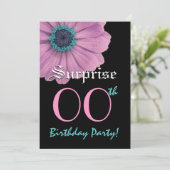 Benutzerdefinierter Jahresüberschuss Geburtstagsvo Einladung (Stehend Vorderseite)