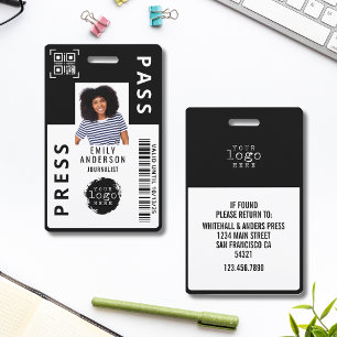 Benutzerdefinierter Journalisten-Pressepass-Foto-I Ausweis