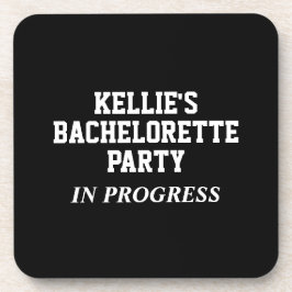 Benutzerdefinierter Junggeselinnen-Abschied in Arb Getränkeuntersetzer