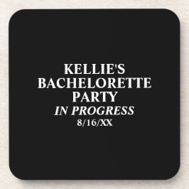 Benutzerdefinierter Junggeselinnen-Abschied in Arb Getränkeuntersetzer