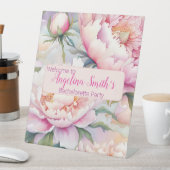 Benutzerdefinierter Junggeselinnen-Abschied, zu üb Sockelschild (In Situ)