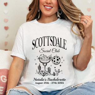 Benutzerdefinierter Junggesellinnenabschied Sozial T-Shirt