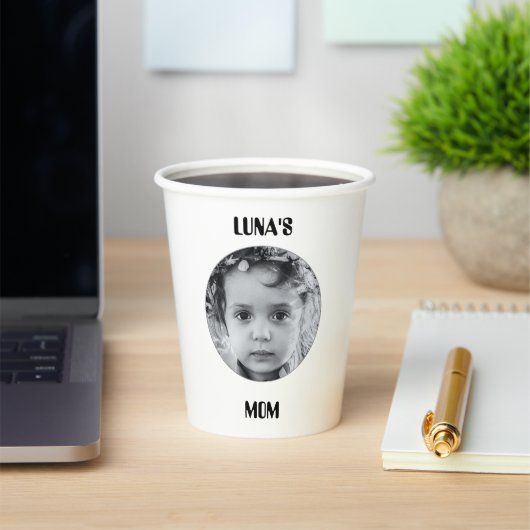 Benutzerdefinierter Kaffee-Becher mit Bild & Namen Pappbecher (InSitu)
