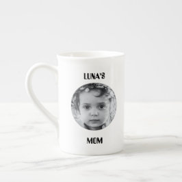 Benutzerdefinierter Kaffee-Becher mit Bild & Namen Porzellantasse