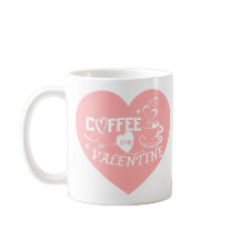 Benutzerdefinierter Kaffee-Liebhaber Rosa Herz Pfe