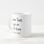 Benutzerdefinierter Kaffeebecher - Entwerfen Sie I Kaffeetasse (Vorderseite Links)