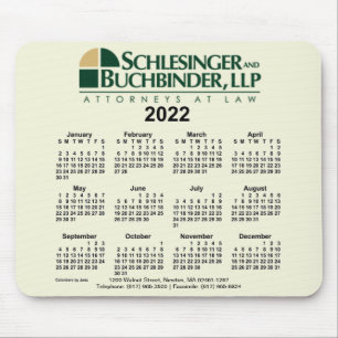 Benutzerdefinierter Kalender 2022 von Janz Mouse P Mousepad