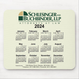 Benutzerdefinierter Kalender 2024 von Janz Mousepad