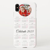 Benutzerdefinierter Kalender 2025 iPhone Hülle (Rückseite)