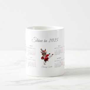 Benutzerdefinierter Kalender 2025 Kaffeetasse