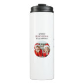 Benutzerdefinierter Kalender 2025 Thermosbecher (Vorderseite)