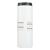 Benutzerdefinierter Kalender 2025 Thermosbecher (Rückseite)