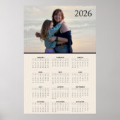 Benutzerdefinierter Kalender 2026 Poster (Vorne)