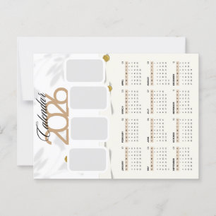 Benutzerdefinierter Kalender 2026 Postkarte