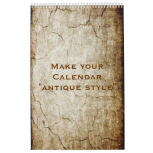 Benutzerdefinierter Kalender "ANTIKER STIL" + Ihre