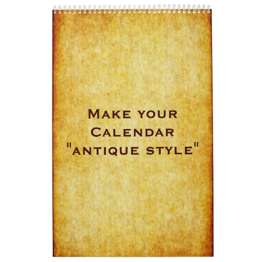 Benutzerdefinierter Kalender "ANTIQUE STIL" + Ihre (Titelbild)