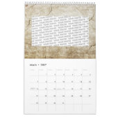 Benutzerdefinierter Kalender "ANTIQUE STIL" + Ihre (Mär 2027)