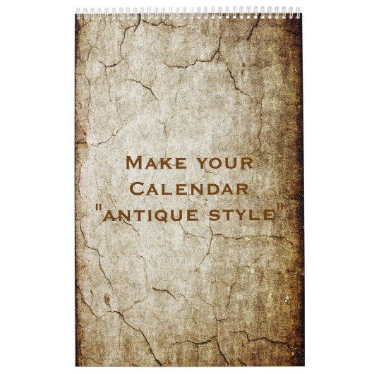 Benutzerdefinierter Kalender "ANTIQUE STIL" + Ihre (Titelbild)