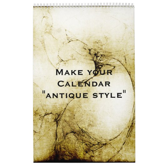 Benutzerdefinierter Kalender "ANTIQUE STIL" + Ihre (Titelbild)