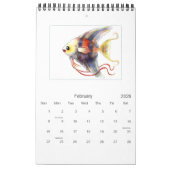 Benutzerdefinierter Kalender: Fantasy Fish Kalender (Feb 2026)