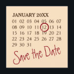 Benutzerdefinierter Kalender   Foto, Backgr, Text Save The Date<br><div class="desc">Hübsche Kalenderideen von EDDA Froehlich | Save The Date! Sie können ganz einfach auf Ihre Veranstaltung zugeschnitten werden, indem Sie Ihre eigenen Termine, Hintergründe und Texte hinzufügen. Sie können das Jahr, den Monat und den Tag für Ihre Veranstaltung ändern. | Für weitere Ideen, Designs und Produkte können Sie mich kontaktieren:...</div>