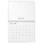 Benutzerdefinierter Kalender Hinzufügen von Bild u (Mär 2026)