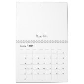 Benutzerdefinierter Kalender Hinzufügen von Bild u (Jan 2027)