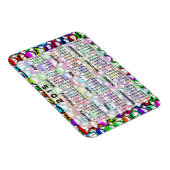 Benutzerdefinierter Kalender + Ihr eigenes Foto / Magnet (Rechte Seite)