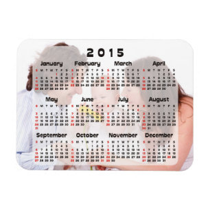Benutzerdefinierter Kalender + Ihr eigenes Foto / Magnet