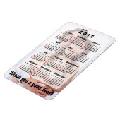 Benutzerdefinierter Kalender + Ihr eigenes Foto /  Magnet (Linke Seite)